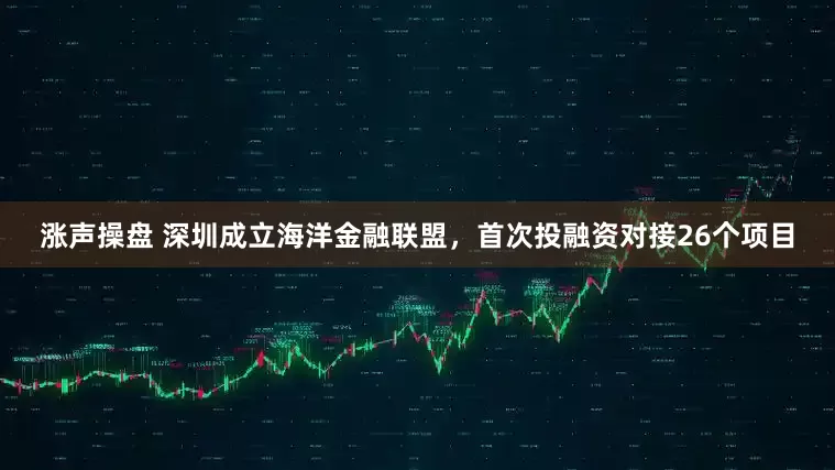 涨声操盘 深圳成立海洋金融联盟，首次投融资对接26个项目